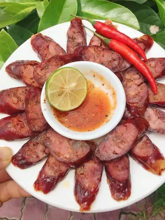 Lạp sườn (lạp xưởng) gác bếp chuẩn vị Tây Bắc (tặng kèm chẩm chéo)