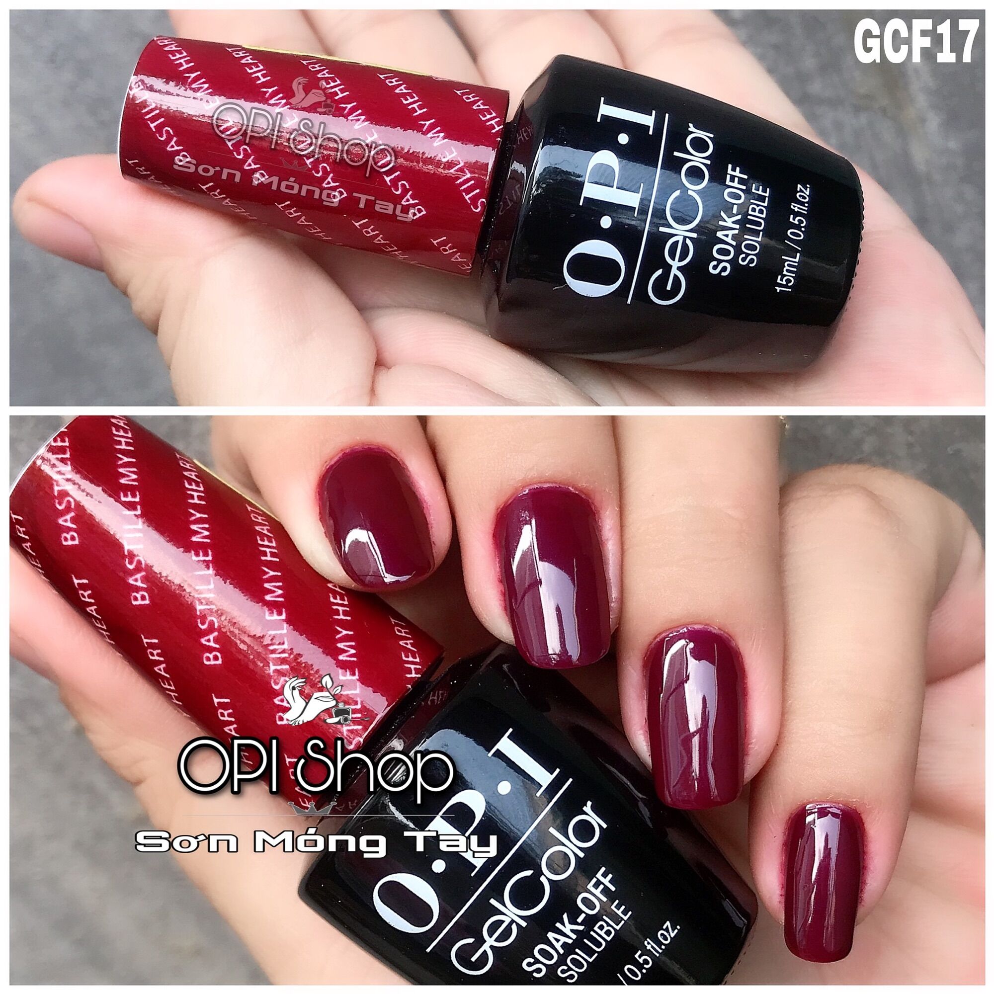 (GCF17) SƠN GEL HƠ MÁY - SƠN MÓNG TAY OPI