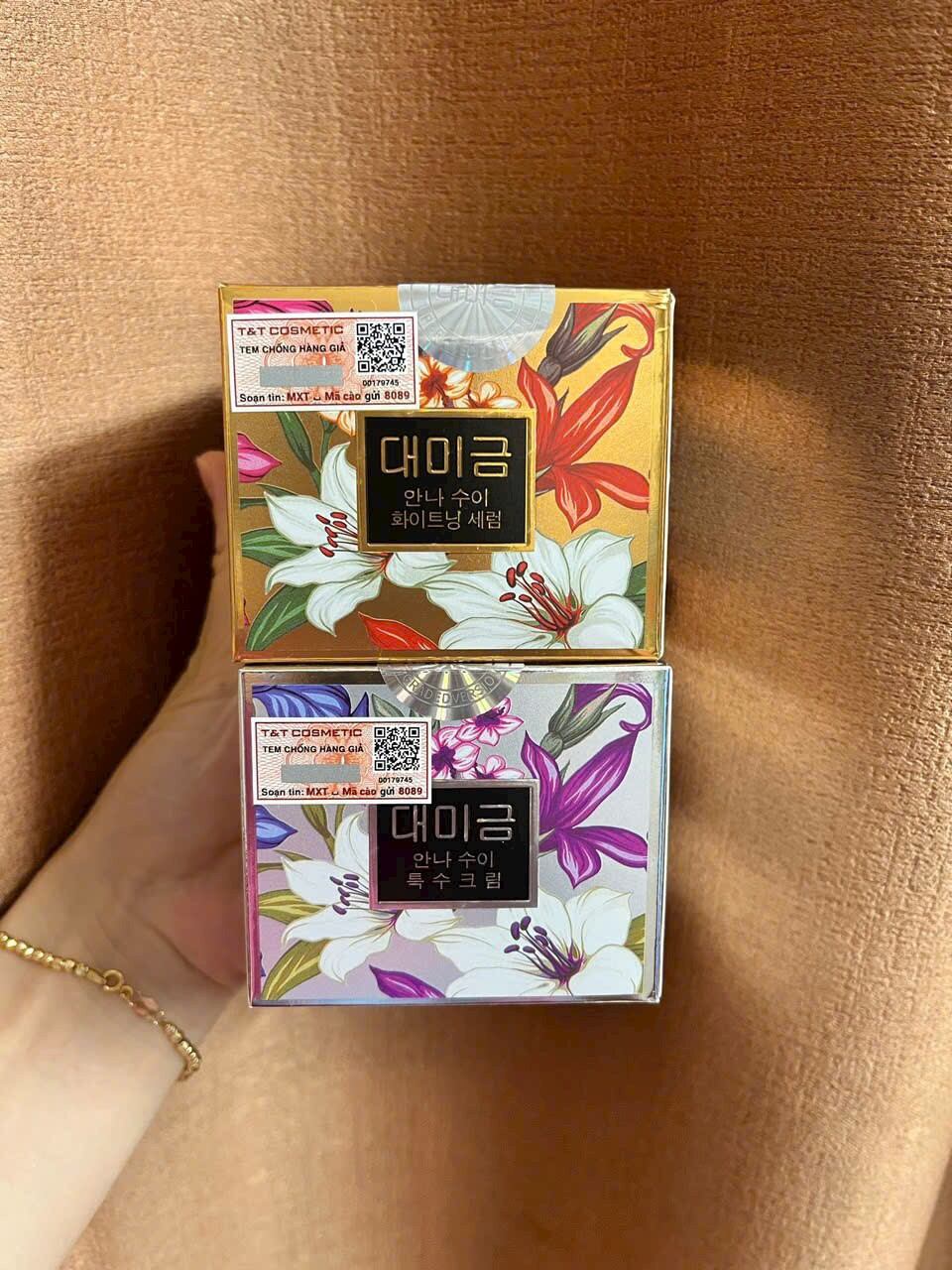 Combo Kem Dưỡng Da Giảm Nám Ngày Và Đêm Demejine