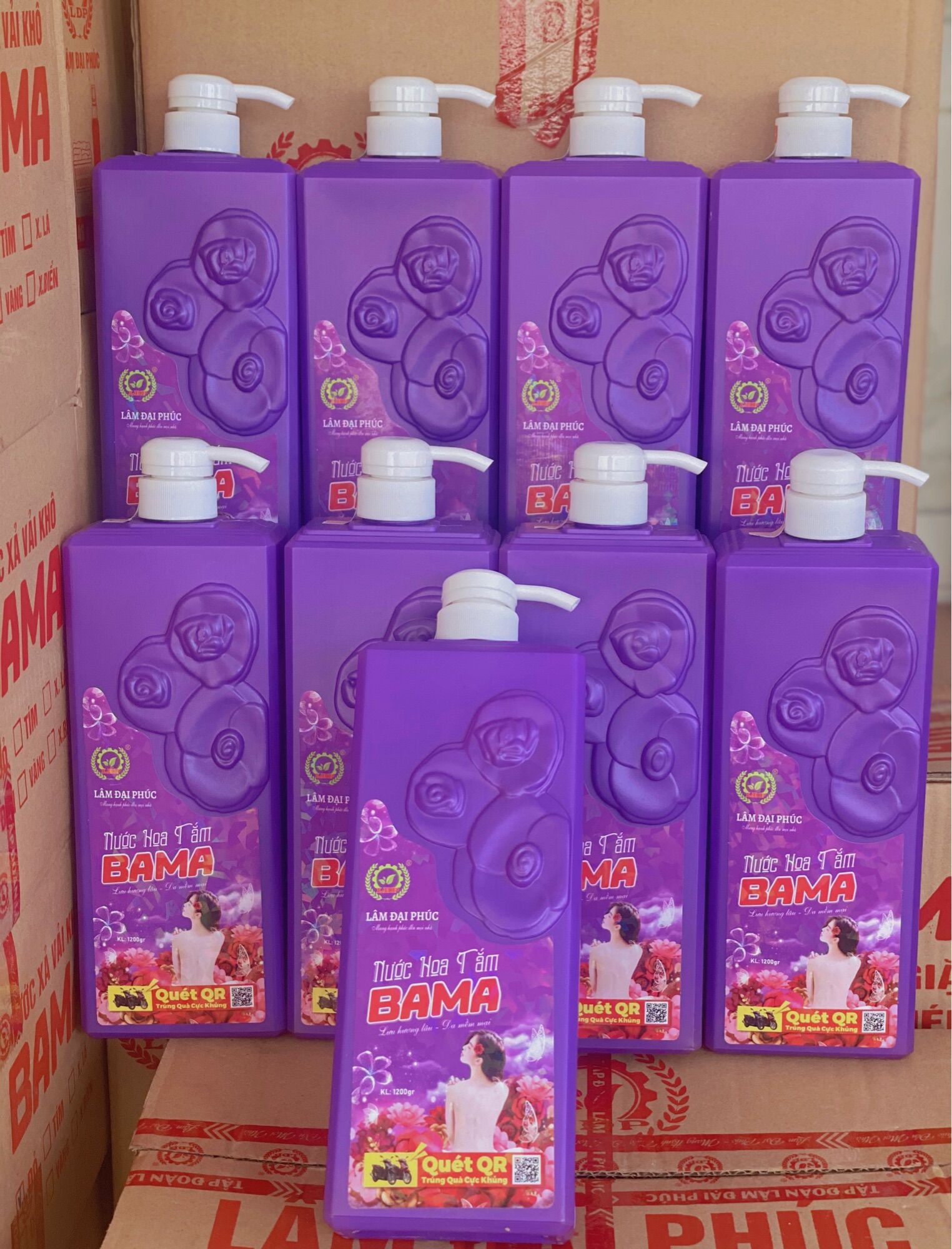 NƯỚC HOA TẮM - LÂM ĐẠI PHÚC 1,2 LÍT