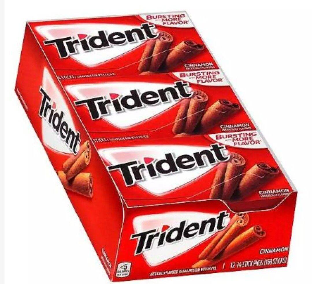 🍭 Kẹo singum Trident vị bạc hà, vị quế... nhập khẩu từ Mỹ