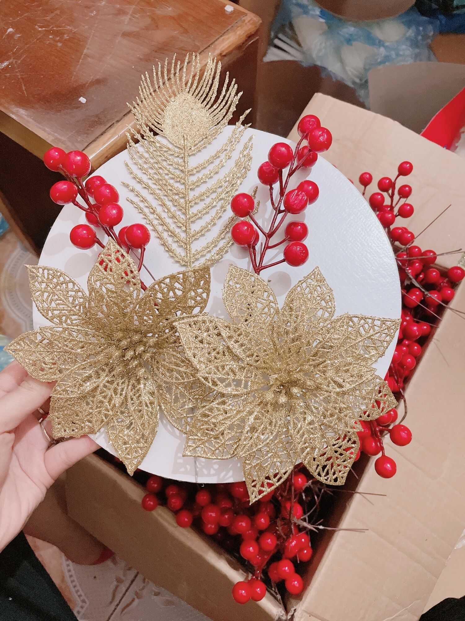 Set phụ kiện trang trí tháp bánh tài lộc