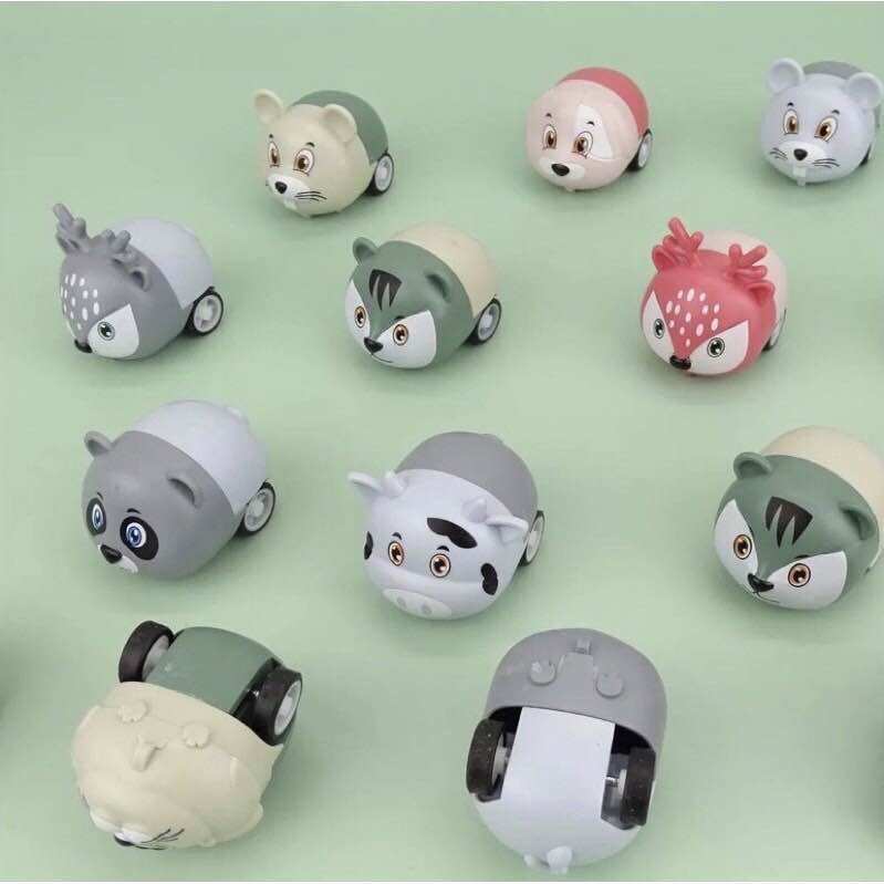Đồ chơi xe thú chạy đà mini