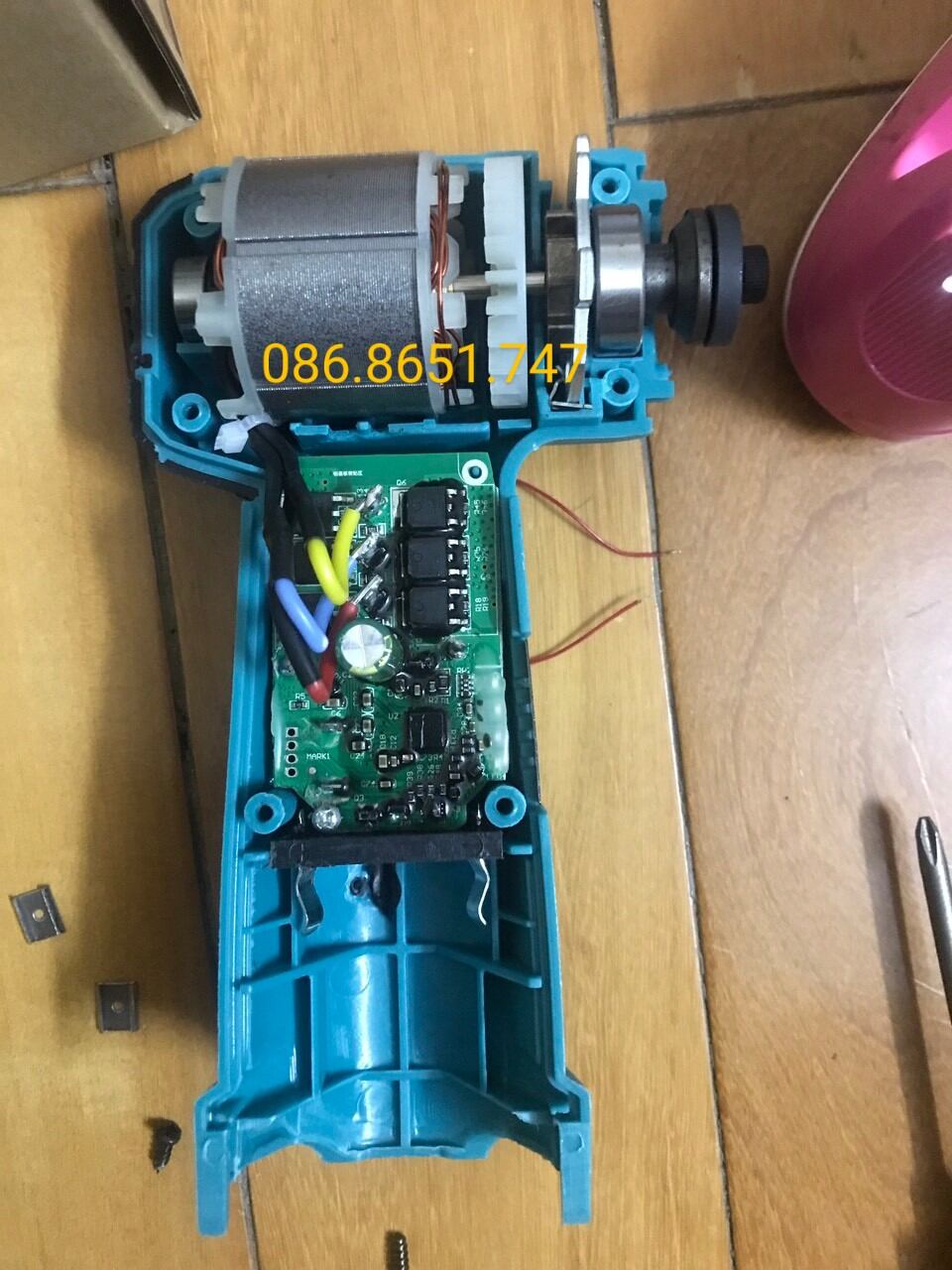 Máy mài góc 12v, động cơ không chổi than (không kèm pin, sạc)