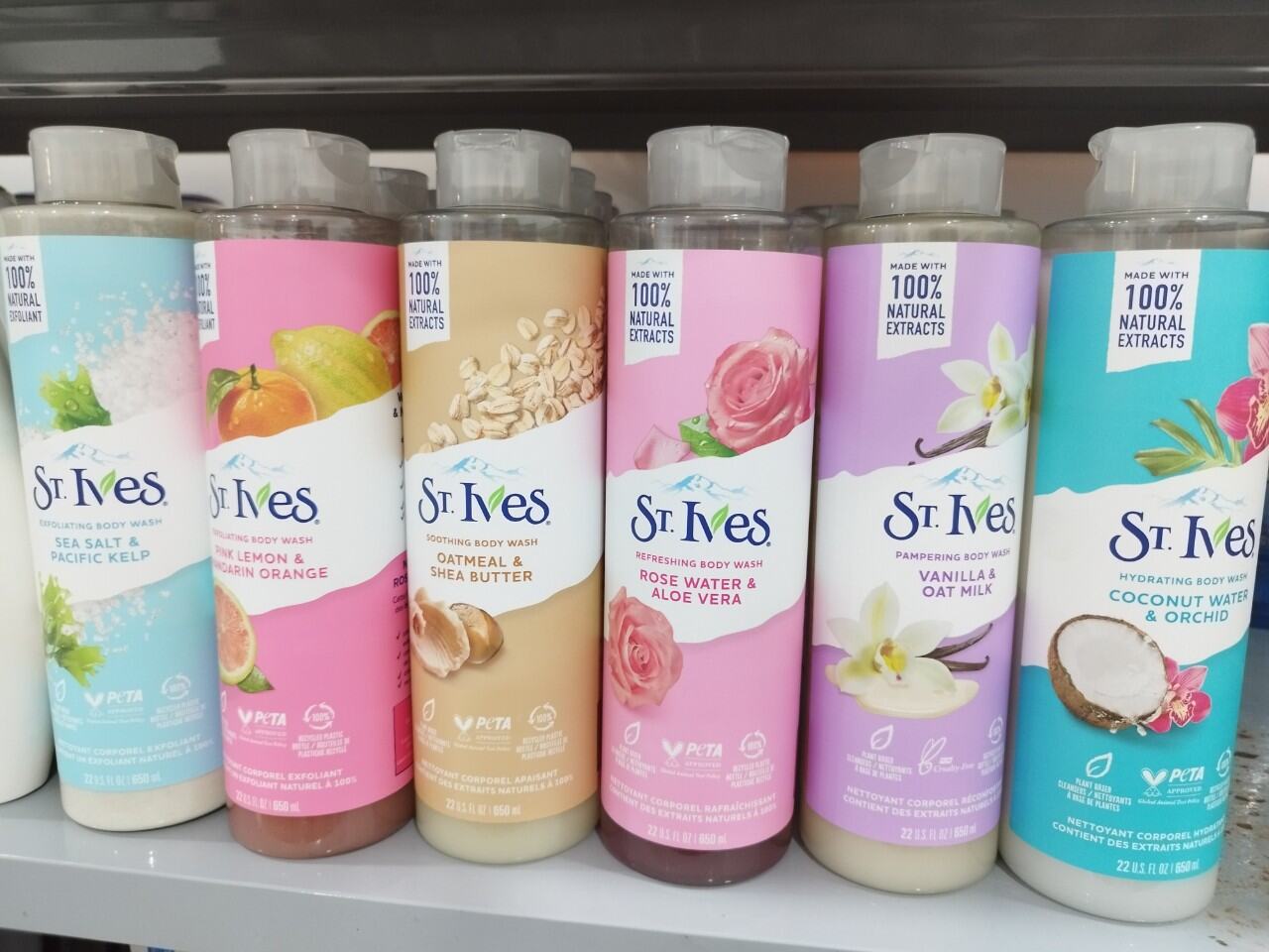 Sữa Tắm St Ives 650Ml Yến Mạch Mix Bơ