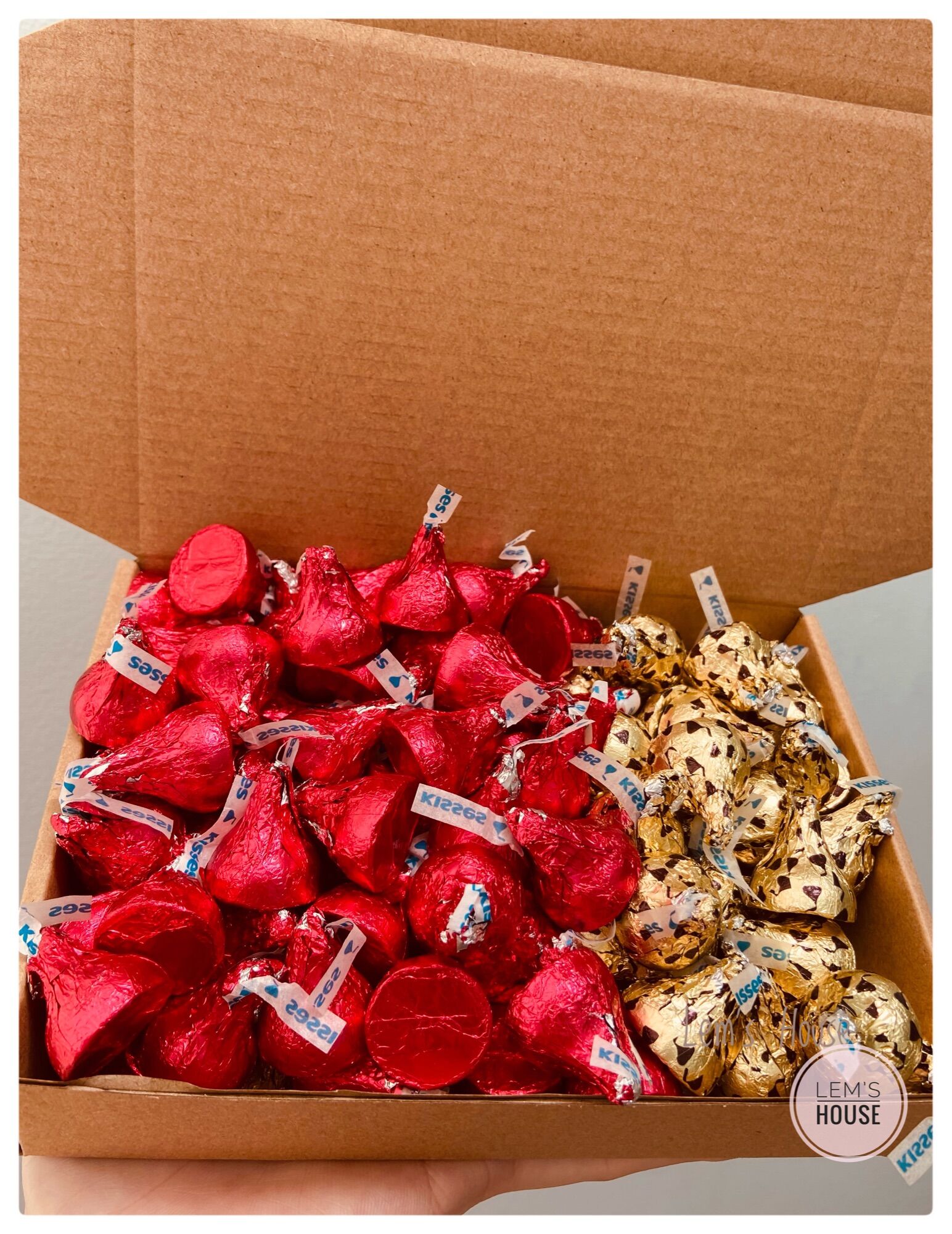 Kẹo socola hershey kisees mỹ mix 2 - 4 loại 100g 20 viên- lem house