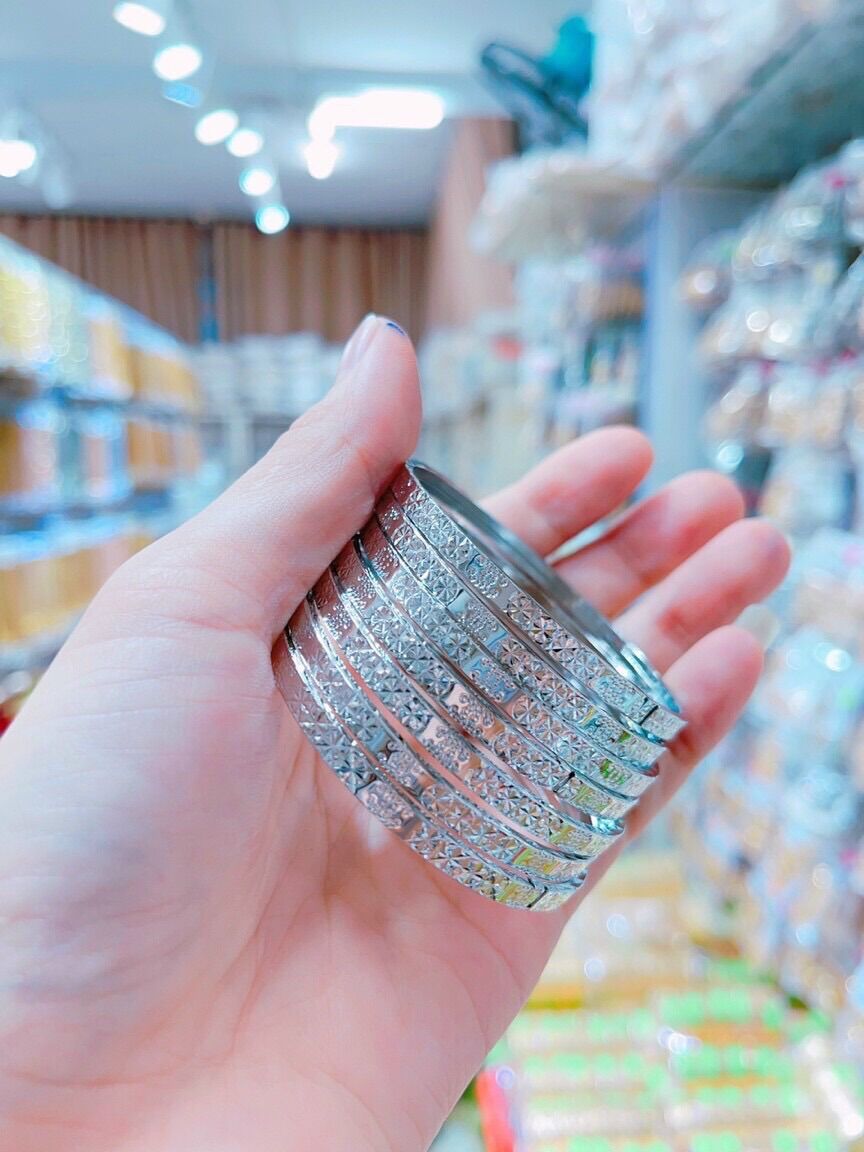Ximen bộ 7 chiếc mạ bạch kim sáng đẹp