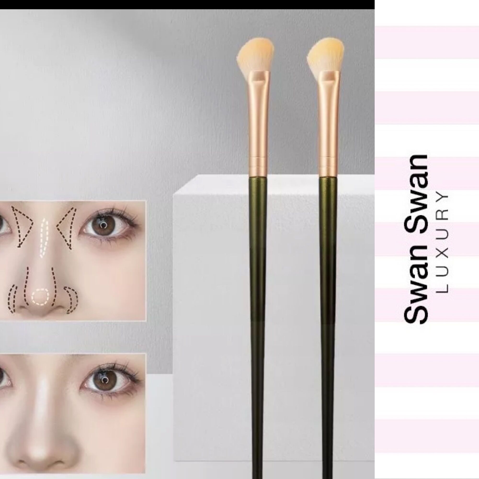 Cọ Trang Điểm Đầu Xéo Highlight