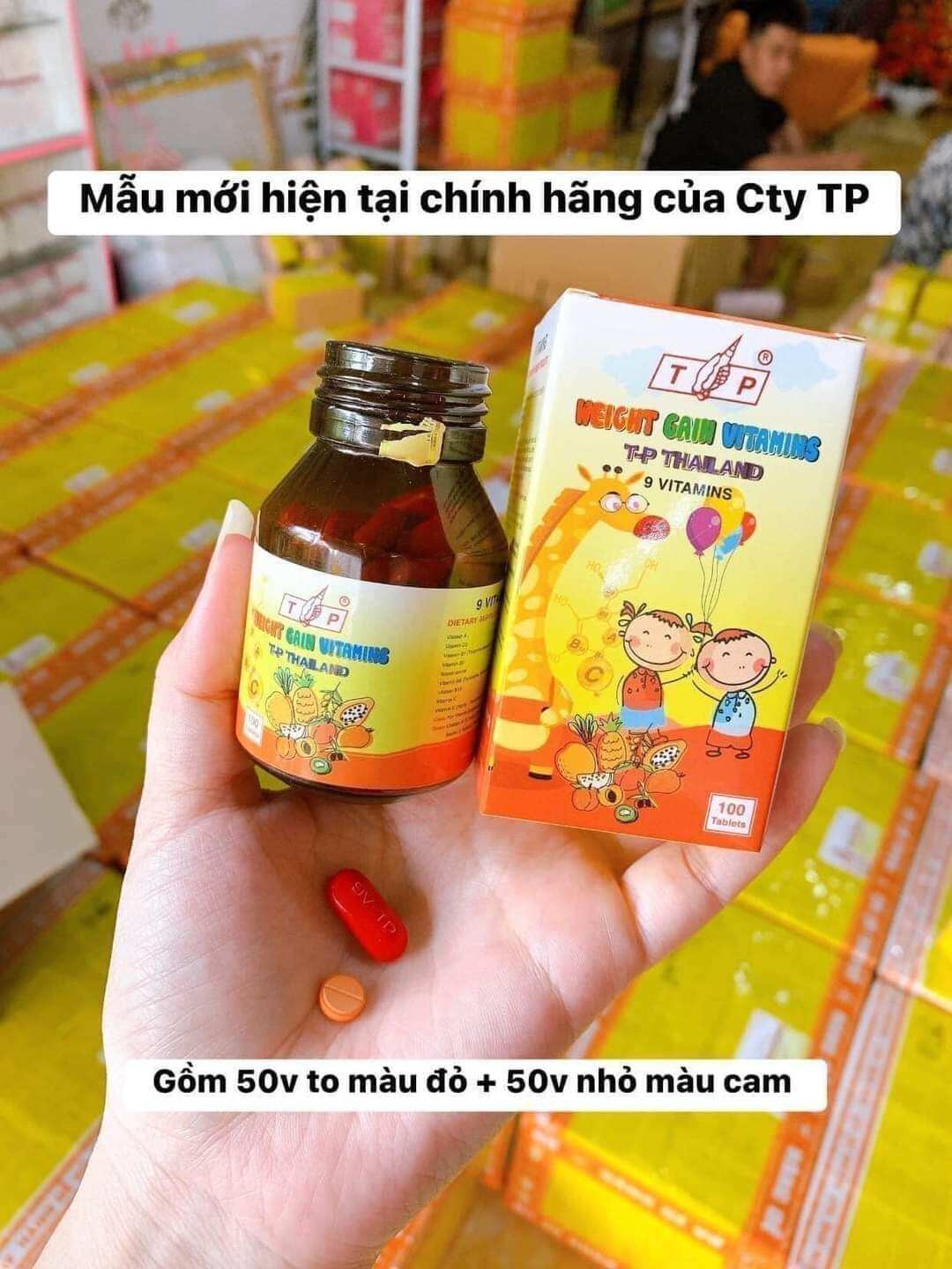 Vitamin Vị trái cây Tăng cân 100v