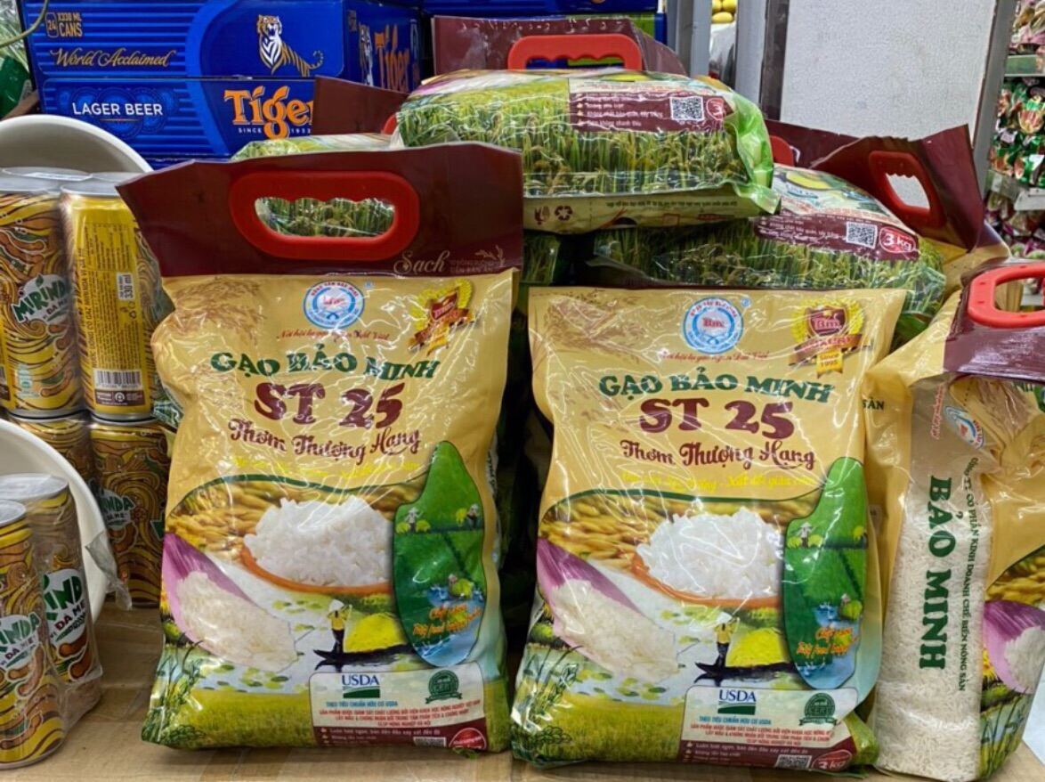 [HCM]Gạo ST25 Bảo Minh 3kg