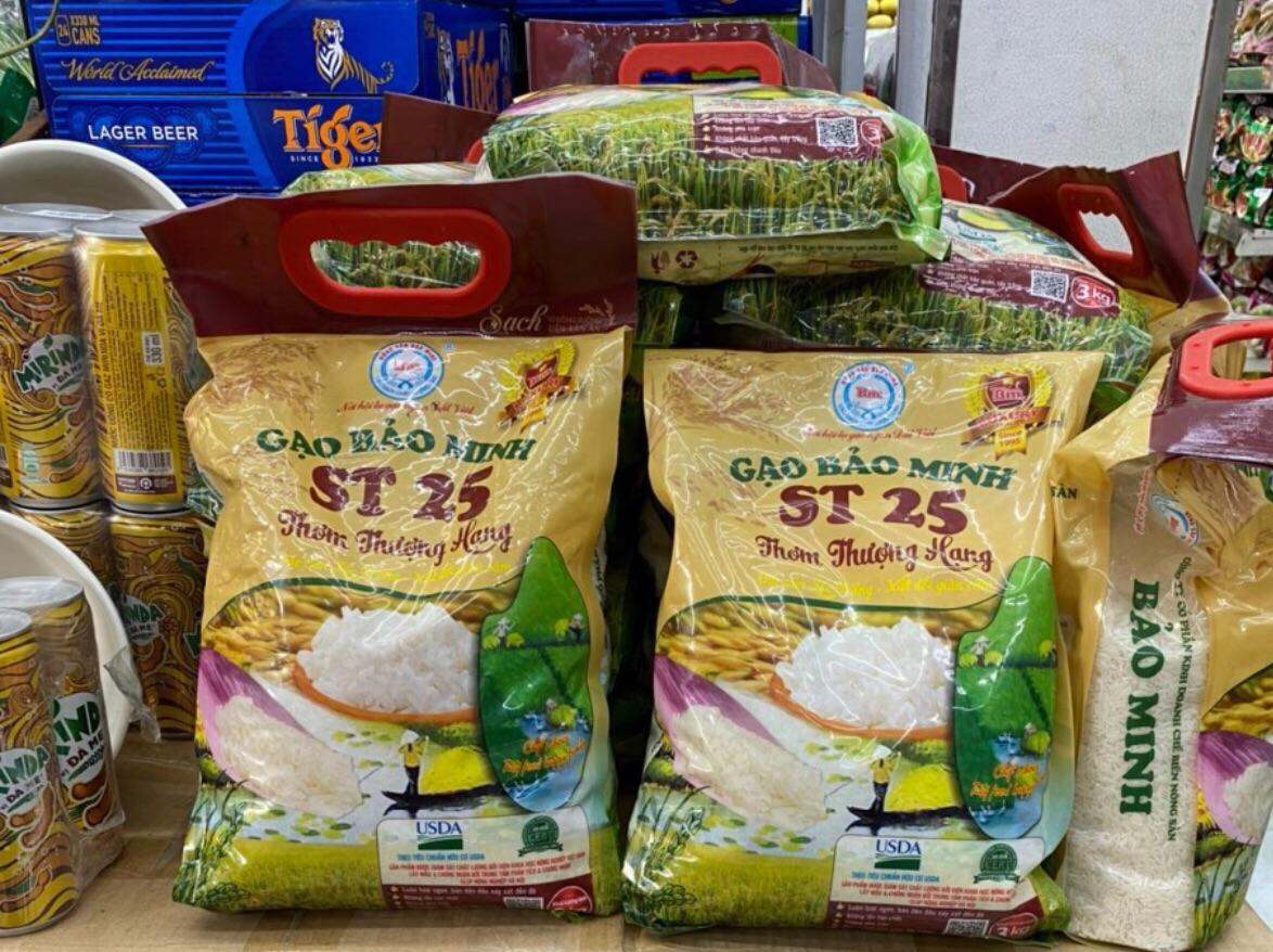 Gạo ST25 Bảo Minh 3kg (Sale đặc biệt-SL có hạn)