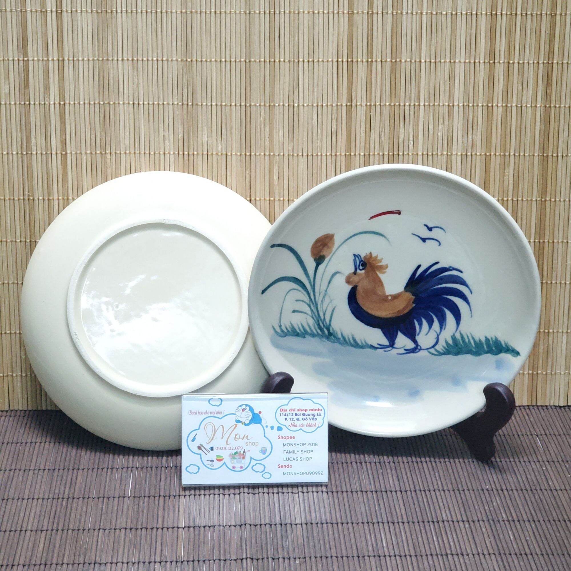 [FreeshipMAX]COMBO DĨA CON GÀ 100% THỦ CÔNG CAO CẤP