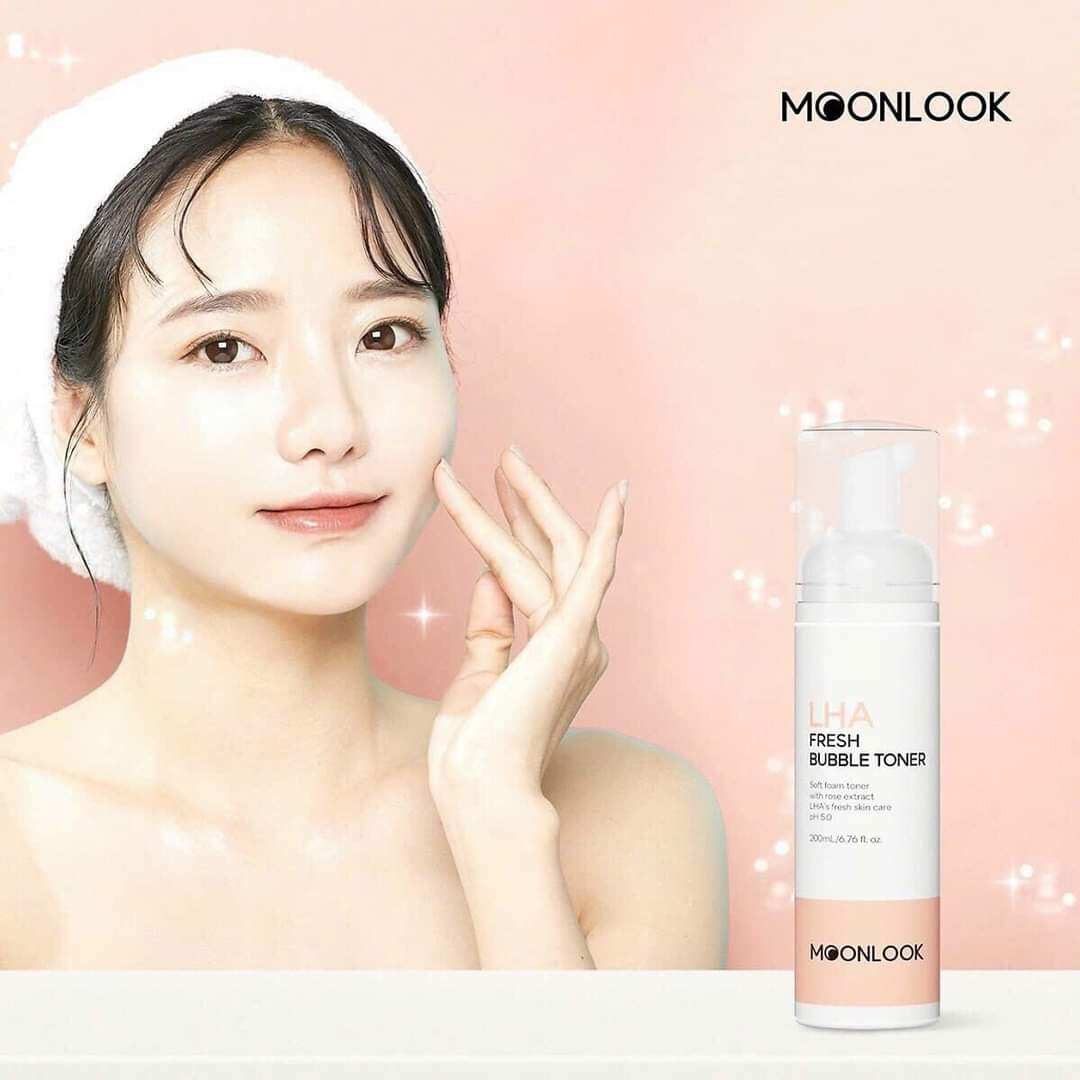 Toner Dạng Bọt MoonLook LHA Fresh Bubble Toner