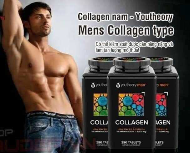 Collagen Men youtheory dành cho Nam giới