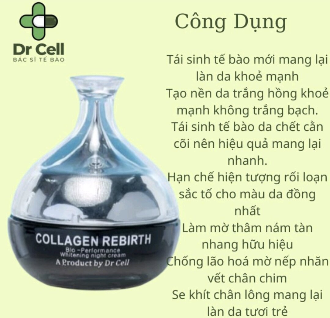 kem dưỡng ban đêm Dr cell