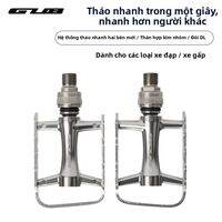 Gub | Bàn đạp xe đạp tháo lắp nhanh gập gọn hợp kim nhôm bạc đạn chống trượt