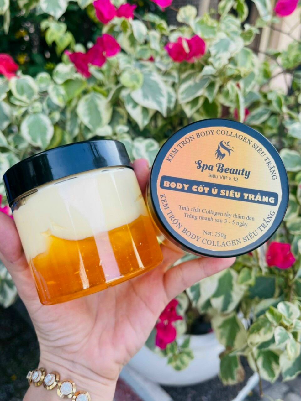 kem body cốt ủ siêu trắng Spa 250g