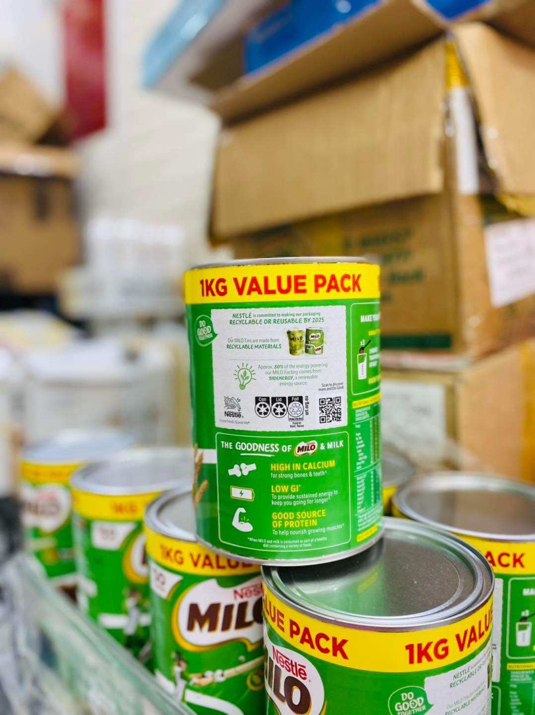 SỮA BỘT NESTLE MILO ÚC TĂNG CHIỀU CAO 1KG