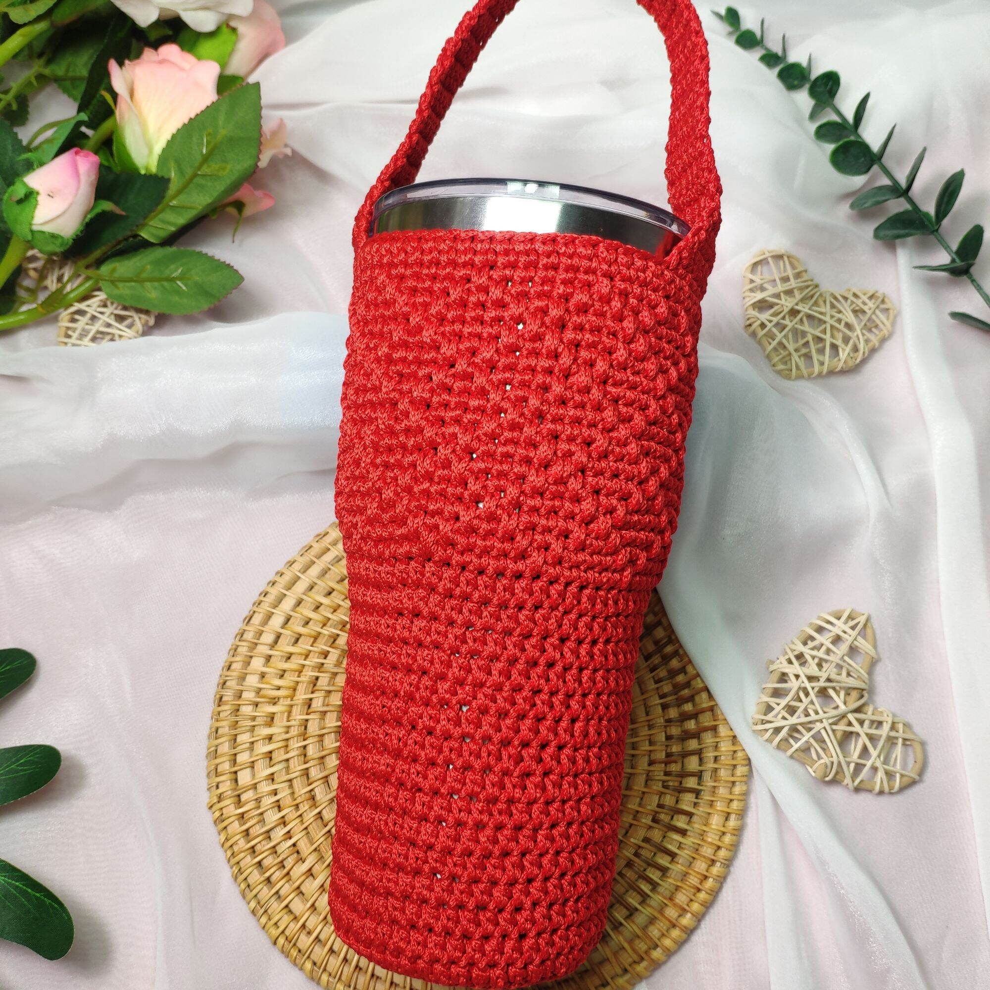 Túi để ly giữ nhiệt handmade