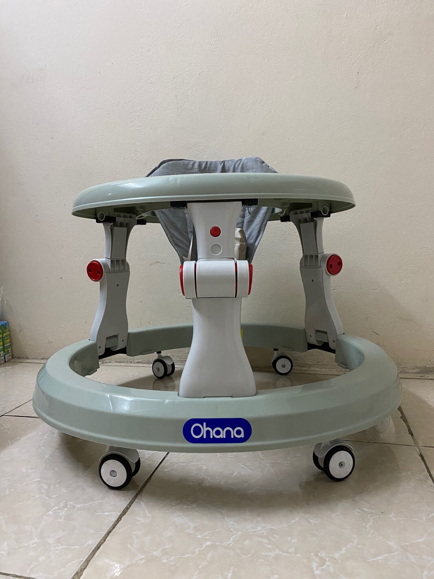 Xe tròn tập đi cho bé có bàn ăn dặm Song long chính hãng 3032