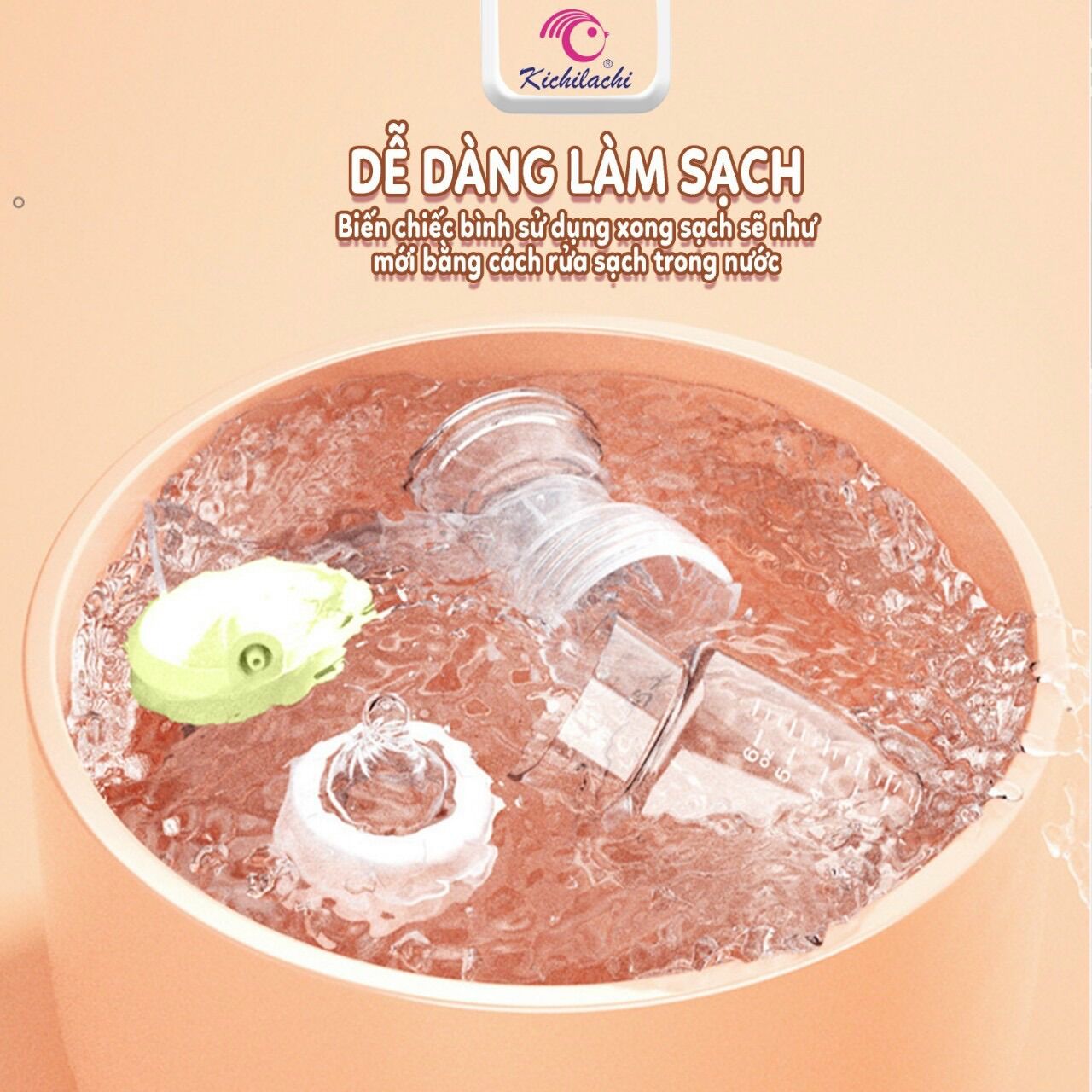 Máy hút sữa điện đôi kichi