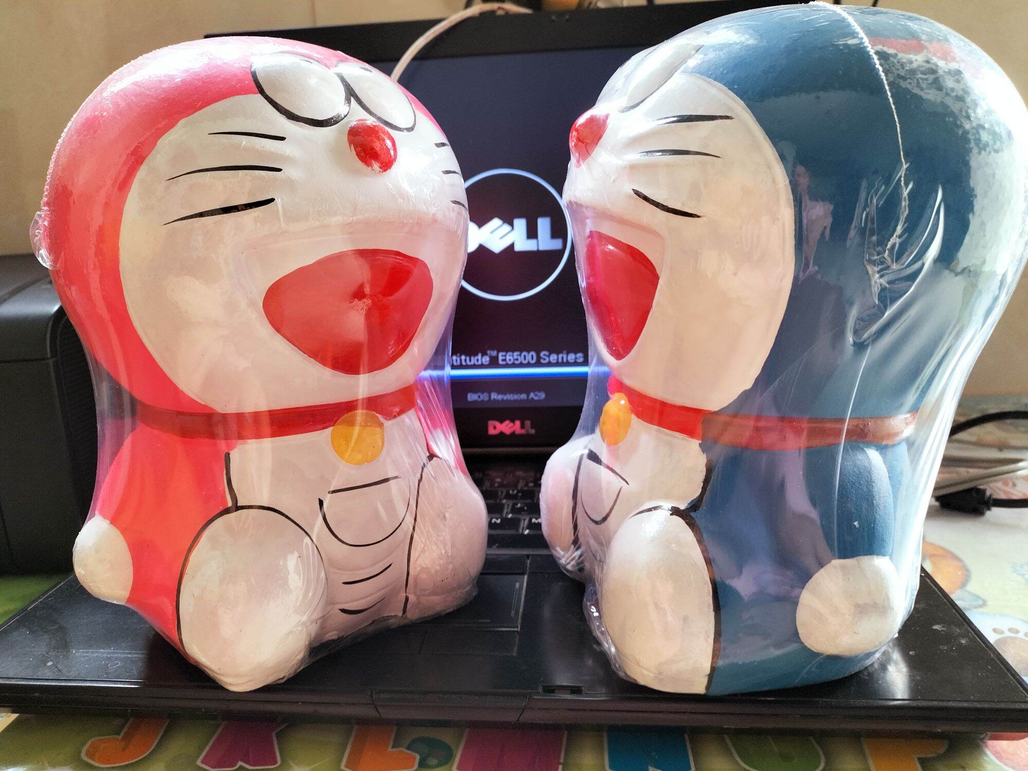 Heo đất Đô rê mon cao 25cm