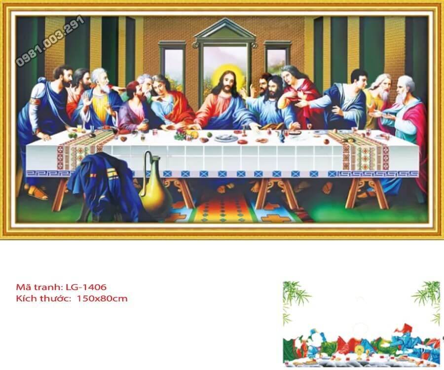 [ Siêu rẻ ] Tranh đính đá Tiệc ly kích thước 150*80cm