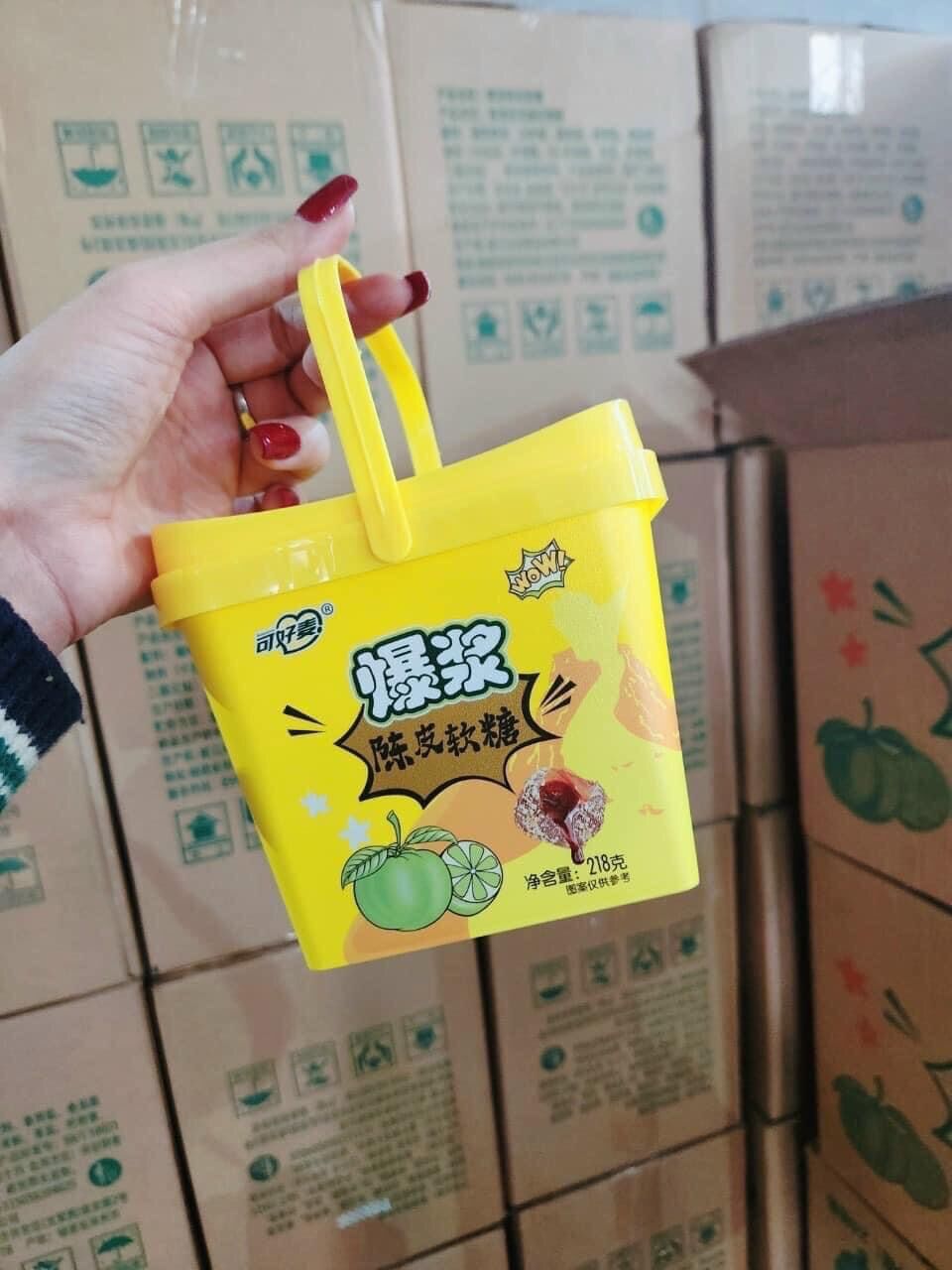 🍬 𝐊𝐄̣𝐎 𝐎𝐌𝐀𝐈 𝐂𝐇𝐀𝐍𝐇 𝐌𝐔𝐎̂́𝐈 𝐃𝐄̉𝐎 🍋🍋 xô 218gr