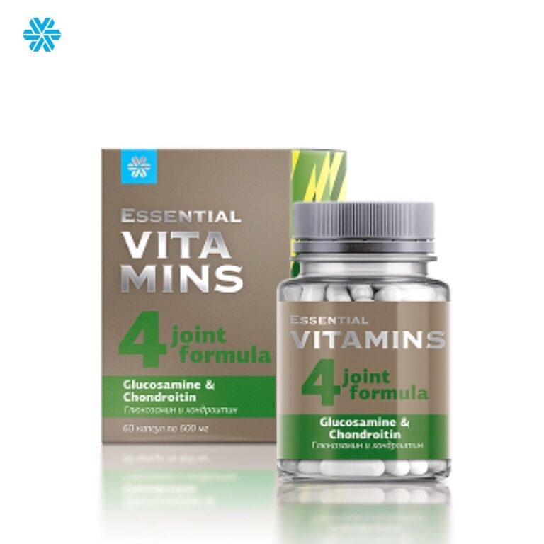 [Vitamin 4 Siberi] Glucosamin &amp; Chondroitin Hỗ Trợ Giảm Triệu Chứng Của Thoái Hóa Khớp Gối - Siberian Wellness