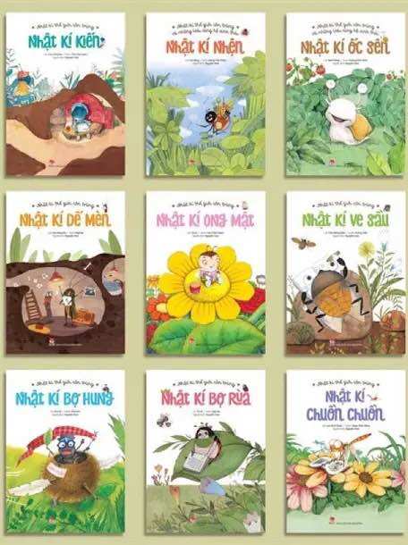 Sách - Nhật ký thế giới côn trùng (bộ 9 cuốn)