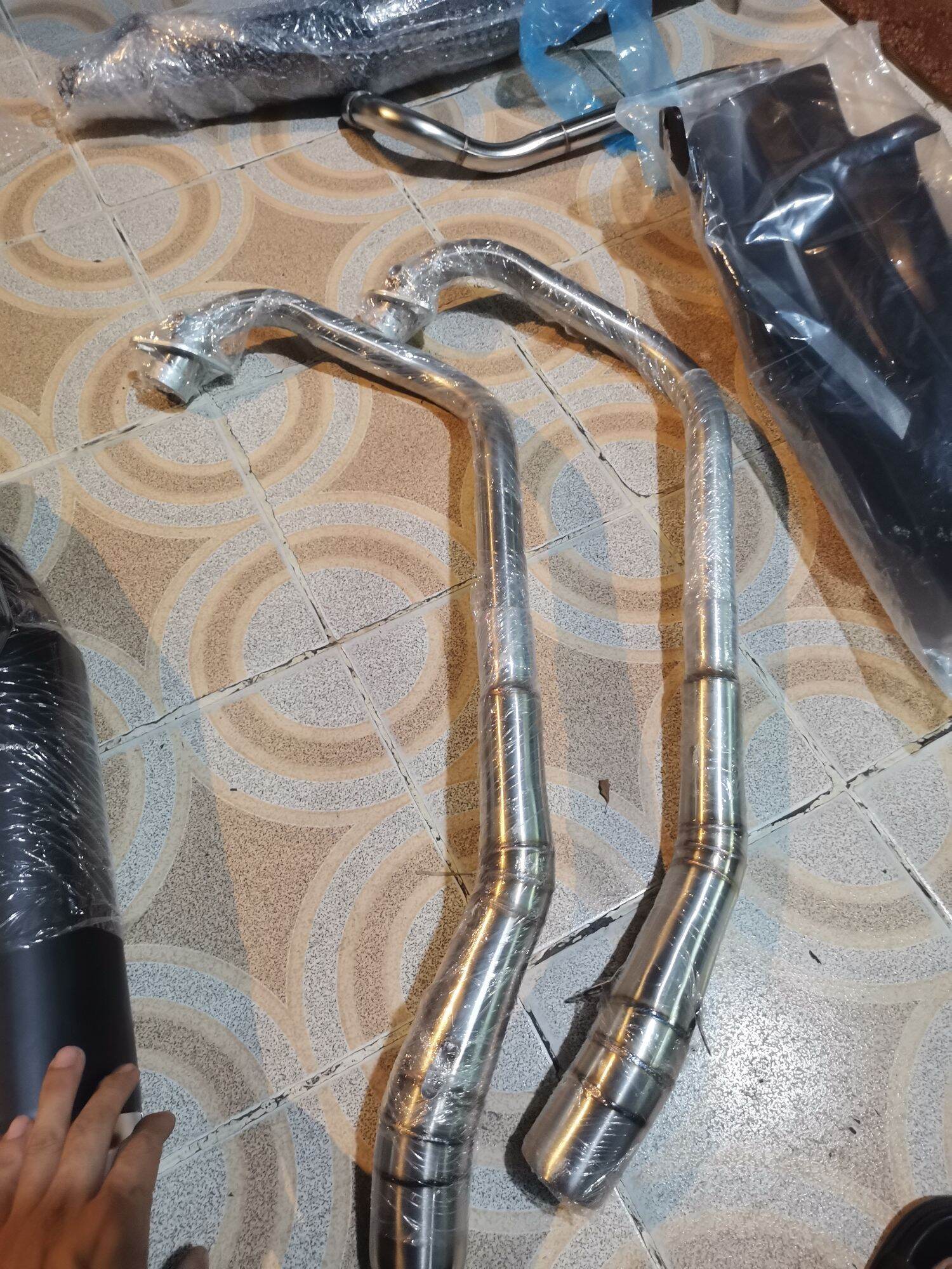 pô Raider fi satria móc cổ cong 2 khúc