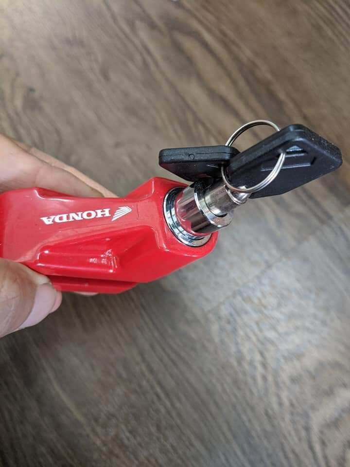 Ổ Khoá Thắng Đĩa Xe Máy Hàng Honda Indonesia, có đánh giá thực tế, hình chụp thật