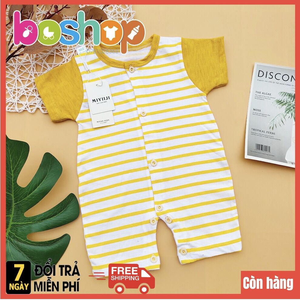 Body cộc cho bé sơ sinh chất cotton đẹp