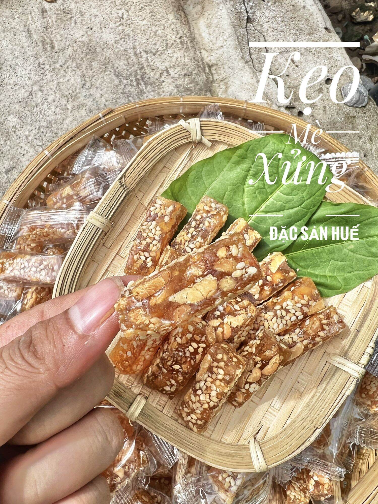 Kẹo mè xửng dẻo nhà làm 1kg