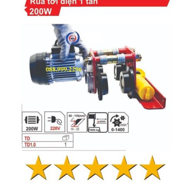 RÙA TỜI ĐIỆN,RÙA TỜI 1000kg