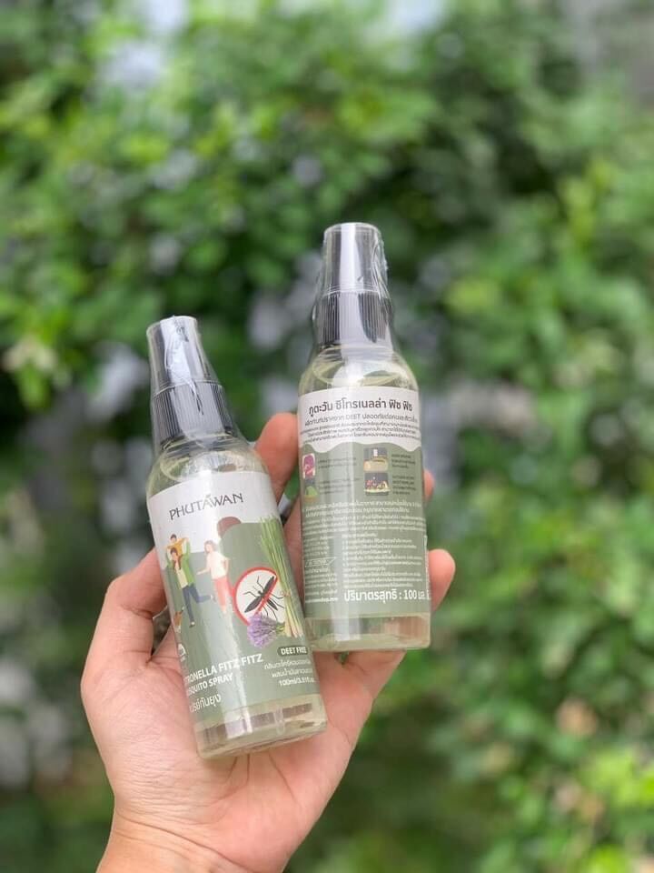Chai xịt chống muỗi phutawan 100ml thái lan