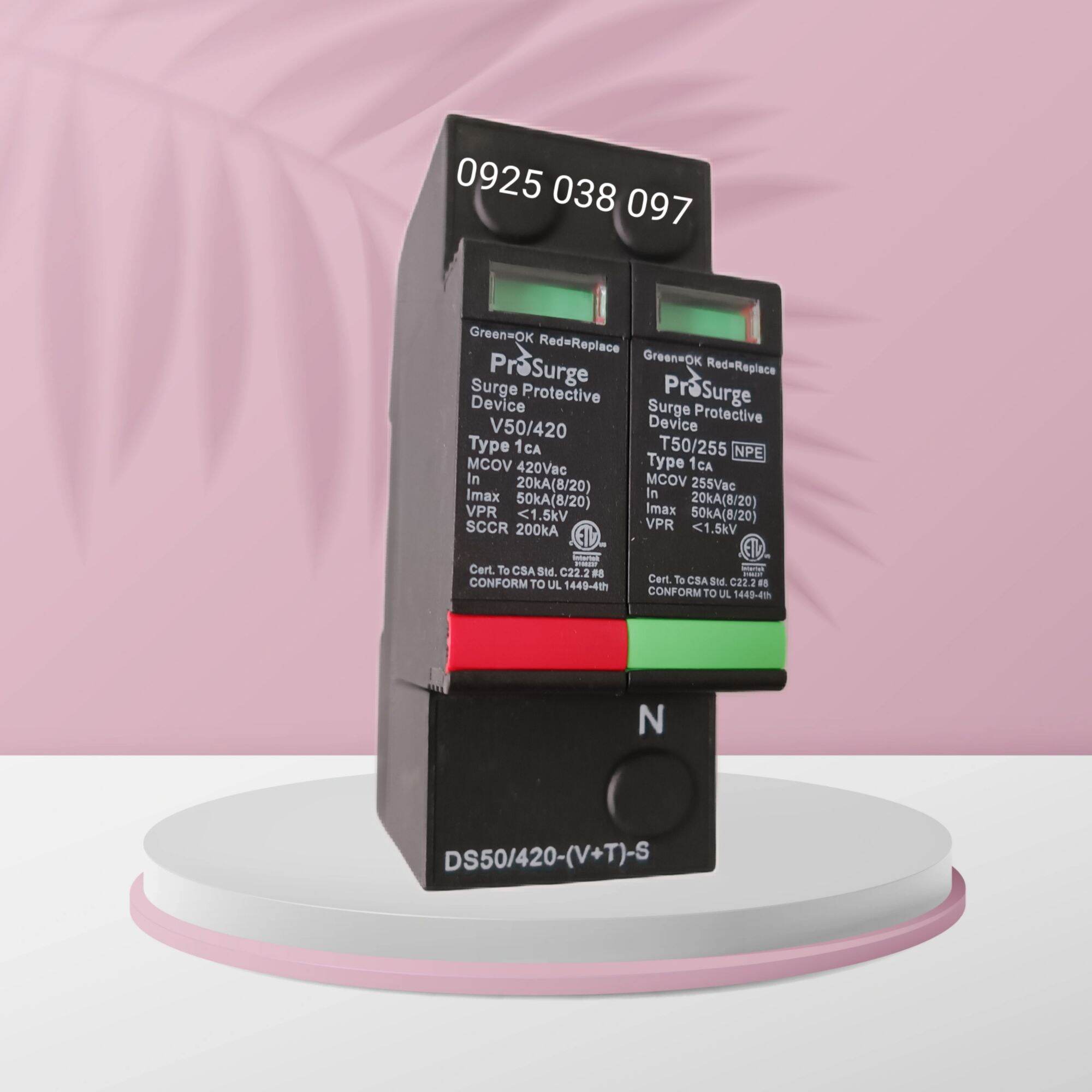 Cắt lọc sét 1 pha 220V Prosurge Mỹ