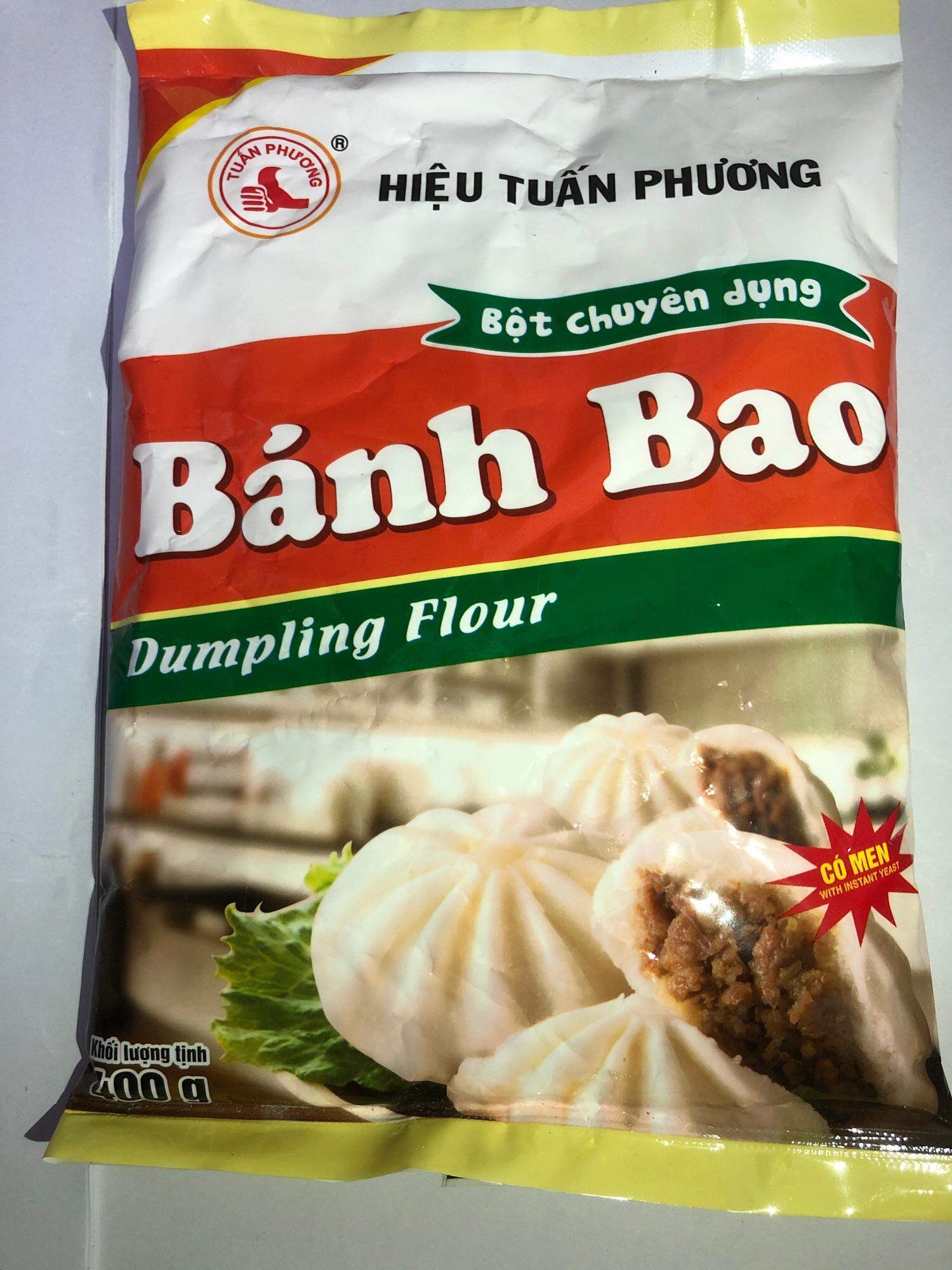 Bột chuyên dụng làm bánh bao có men, gói 400g hiệu Tuấn phương