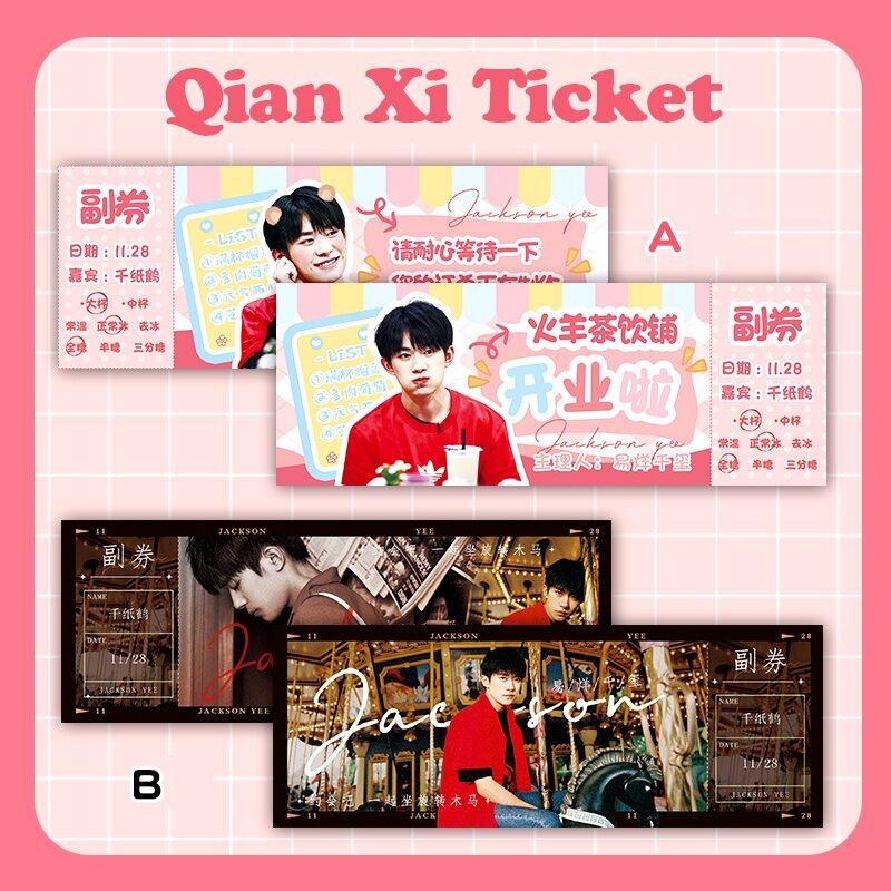 Thẻ in hình tfboys dịch dương thiên tỉ