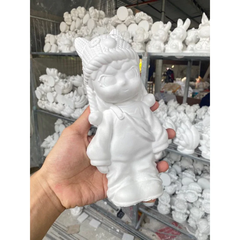 Tượng thạch cao tô màu Dora cao 22cm