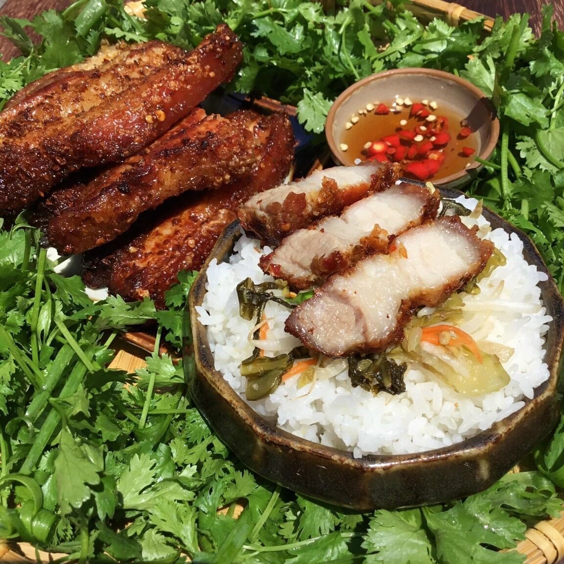 Ba rọi ướp xả ớt 1 nắng 500gr (giao tphcm)