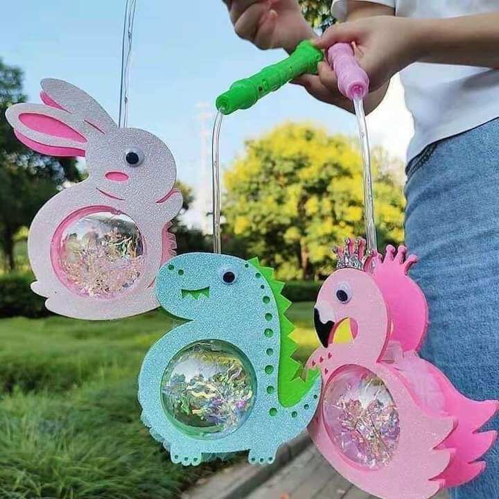 Đèn Lồng trung thu phát sáng có nhạc hình thú siêu xinh cho bé