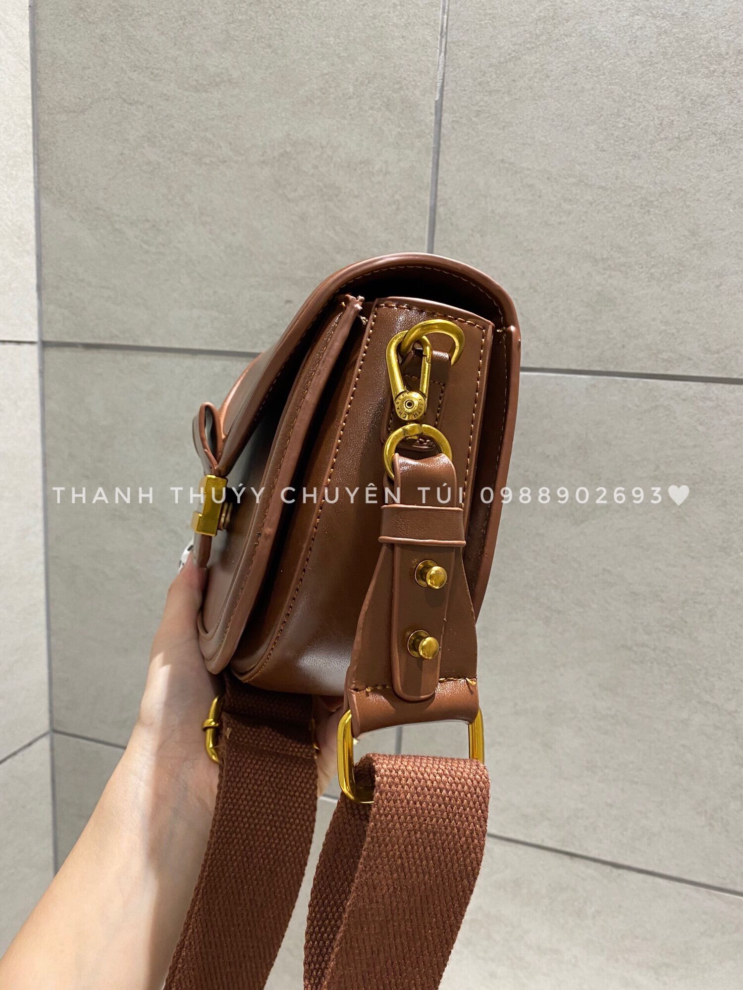Siêu phẩm túi CK dáng bầu🤍🤎 Ảnh, clip thật