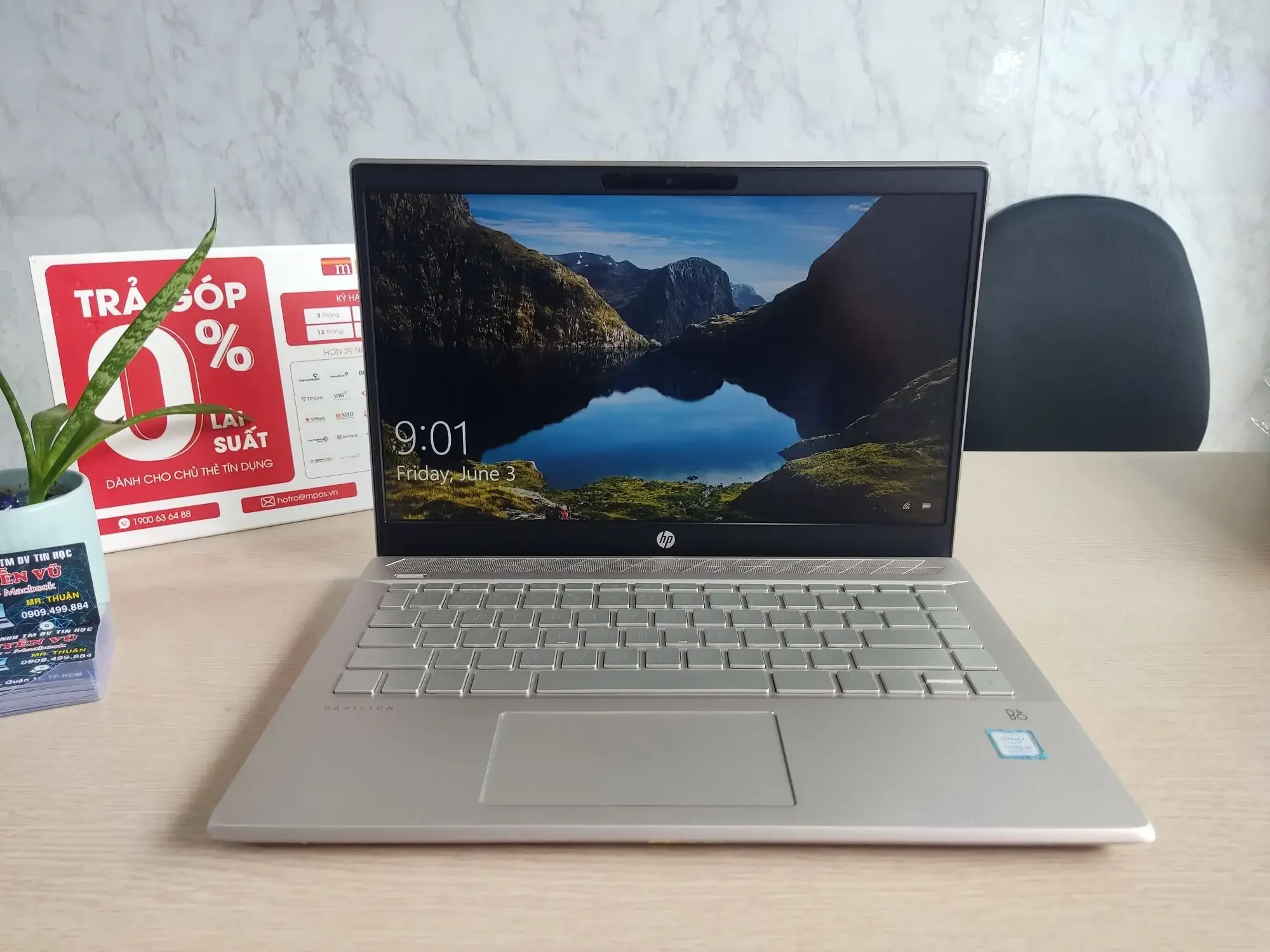 [Nhập RAISINGSTAR18, giảm 30k cho đơn 99k]HP PAVILION 14-CE2041TU CPU i5-8265U/8GB/SSD256+500GB/14.0