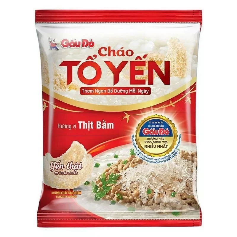 Cháo tổ yến gấu đỏ 10 gói