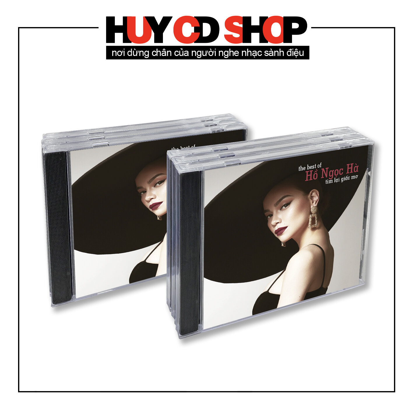 Đĩa CD The best of Hồ Ngọc Hà - Tìm lại giấc mơ - Đĩa lòng trắng