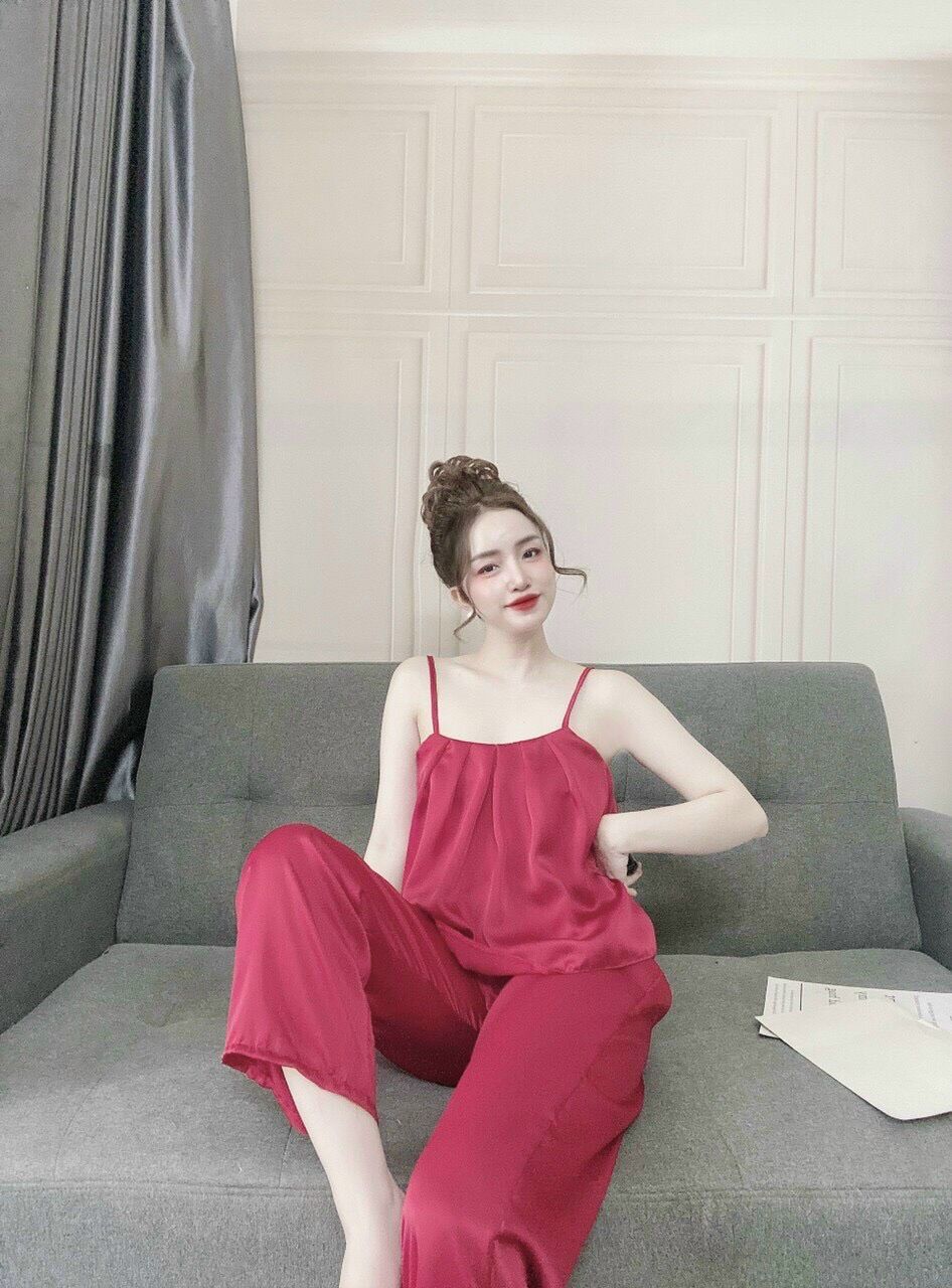❌ HÓT HÓT ❌❌ Đồ bộ dây satin mềm mịn hình thật