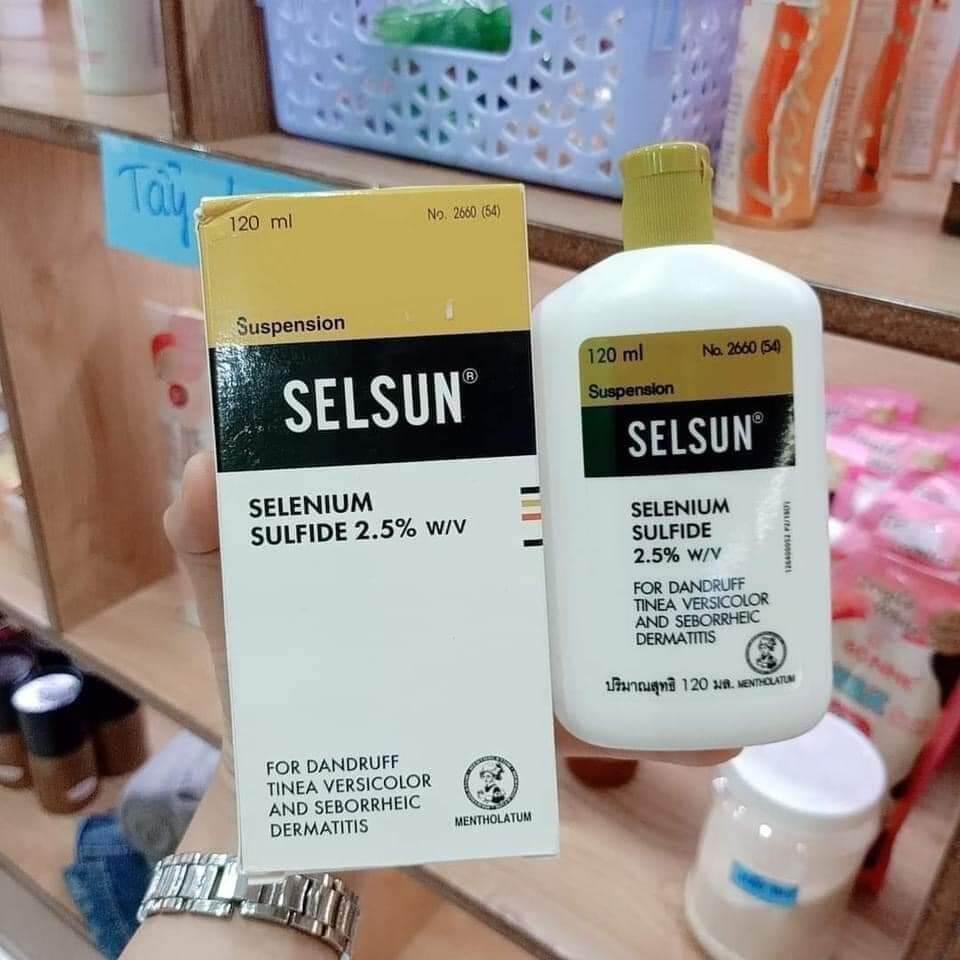 Dầu gội sạch gàu selsun thái lan 120ml