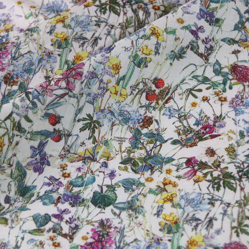 Liberty, váy liền, áo sơ mi, mũ thủ công diy, chất liệu cotton 80 sợi hoa nhí tự do phong cách liberty liberty