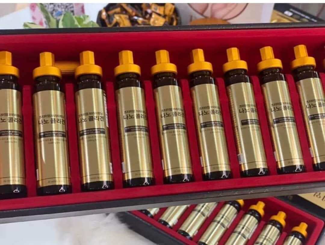 Collagen Nano trắng da cao cấp Yobe (1set nhỏ 10 lọ)